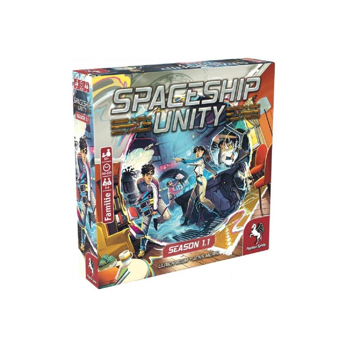 51851G - Spaceship Unity – Season 1.1, Brettspiel, für 2-4 Spieler, ab 10 Jahren (DE-Ausgabe)