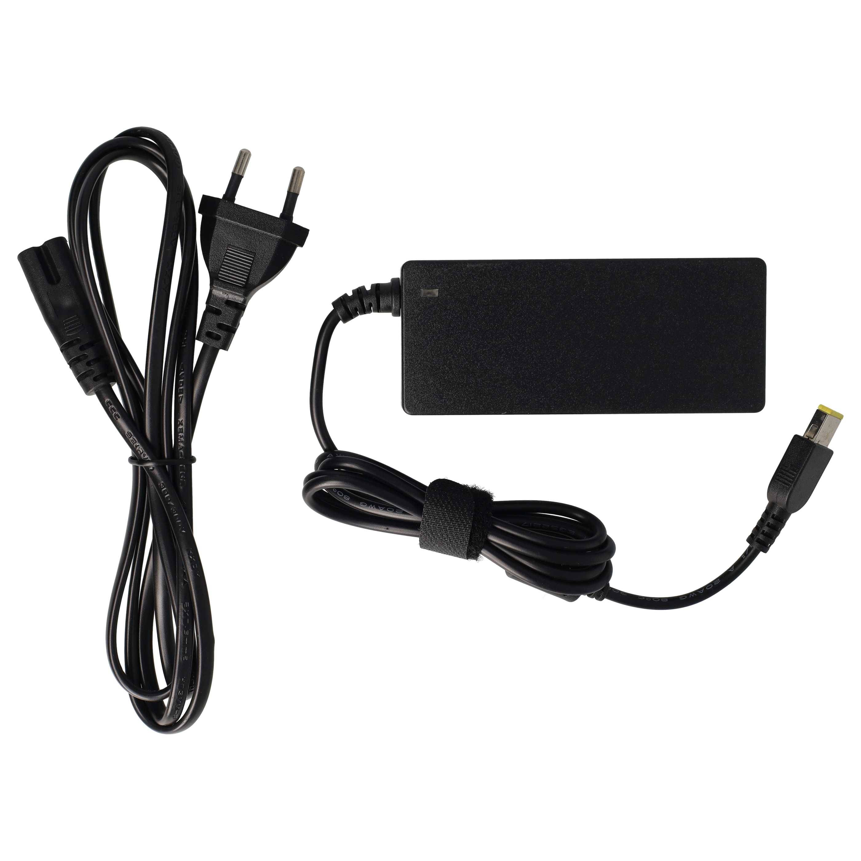 vhbw 1x Netzteil kompatibel mit Lenovo IdeaPad Yoga 2 Pro 13, Yoga 2 11, Yoga 13 Notebook, 65 W