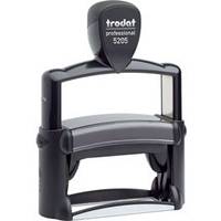 TRODAT Textstempel individualisierbar 5205 mit Logo - Stempelkissen