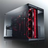 RAIJINTEK Paean - Desktop - PC - Aluminium - SPCC - Gehärtetes Glas - Schwarz -