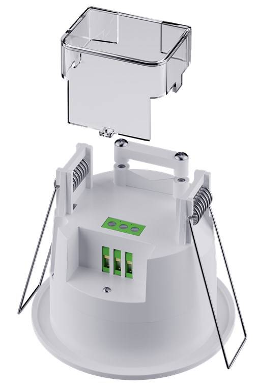 goobay 360° Unterputz Infrarot Bewegungsmelder mit 6 m Reichweite weiß (1er Faltschachtel)