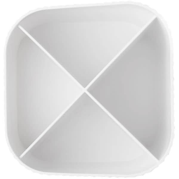 Schreibtischköcher Re-X-Loop 4 Fächer RC-Kunststoff weiß