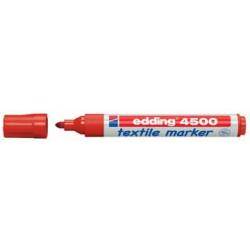 edding 4500 Textilmarker rot 2,0 - 3,0 mm, 1 St.
