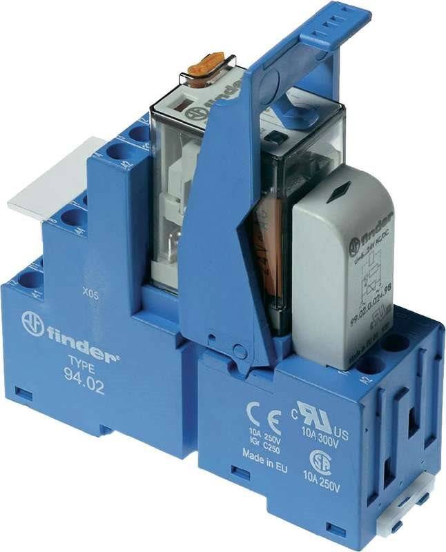 Finder Koppelrelais für DIN-Schiene 58.32.8.024.0060 2 Wechsler (58.32.8.024.0060)