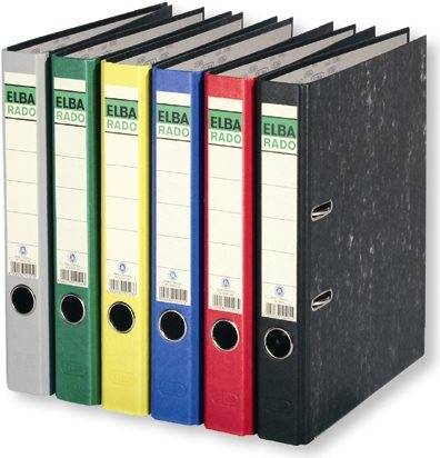 ELBA Ordner ELBArado 100555309 DIN A4 50mm Pappe grün (10404F GN)