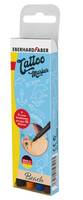 Eberhard Faber 4 Beach Tattoostifte farbsortiert 1.0 - 5.0 mm - Schwarz; Blau; B
