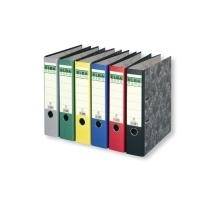 ELBA Ordner rado Wolkenmarmor, Rückenbreite: 80 mm, blau DIN A4, Einband innen Papier / außen Wolkenmarmor-Papier (10407