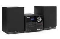 Sharp XL-B517D, Heim-Audio-Mikrosystem, Schwarz, 1 Disks, 45 W, Voller Bereich, 60 - 20000 Hz