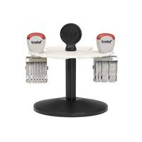 TRODAT 3008 - 8 Druck(e) - Kunststoff - Schwarz - Weiß - stamps - plastic - Blac