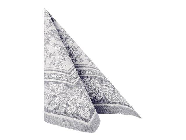 PAPSTAR ROYAL Collection - Serviette - Grösse 40 x 40 cm - Einweg - Grau (Packung mit 50)