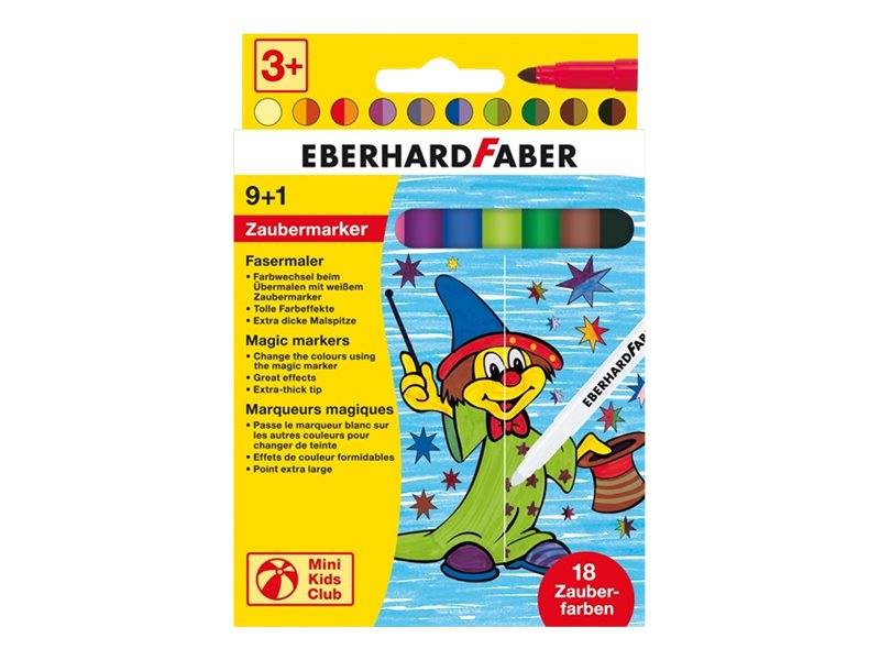 FABER-CASTELL Eberhard Faber Mini Kids Club - Marker - verschiedene Farben -