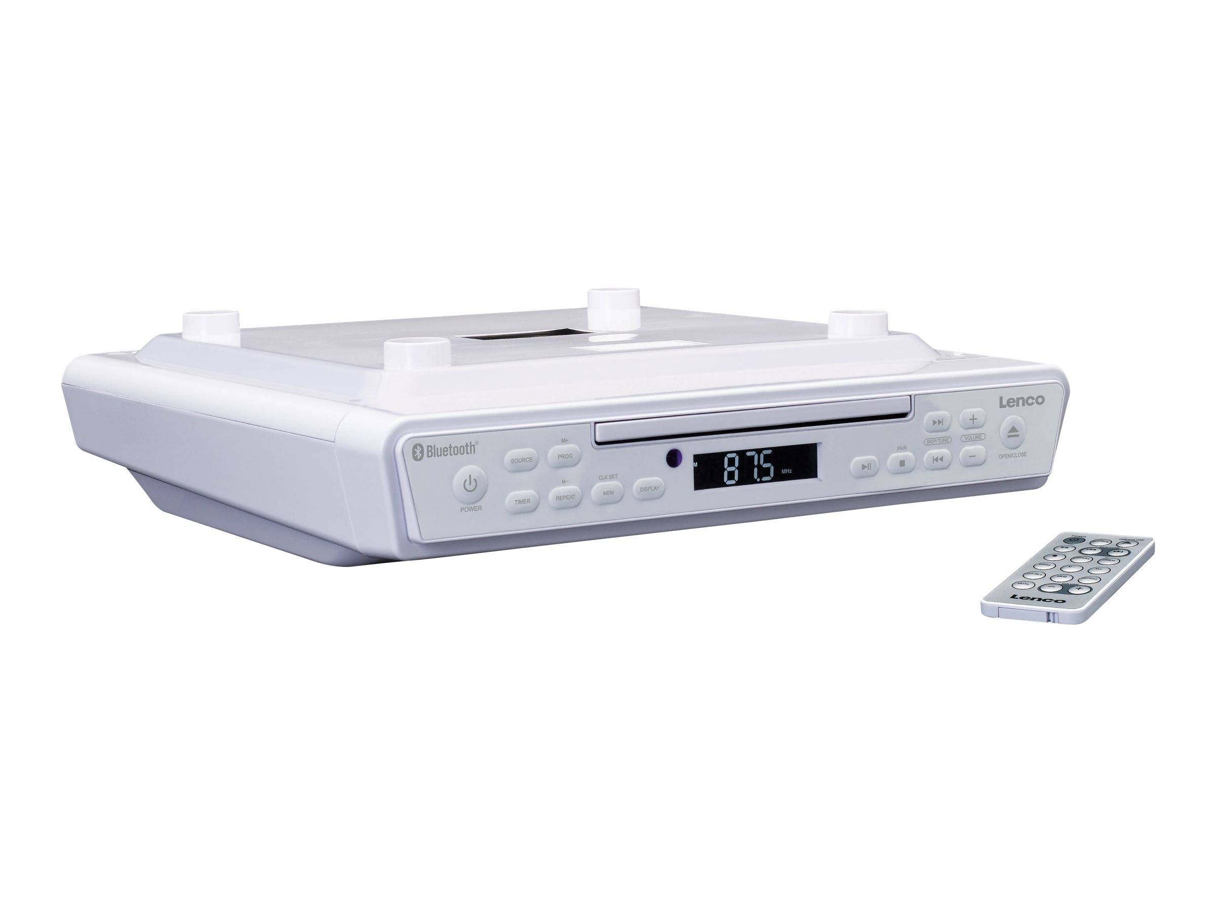 LENCO KCR-150 Küchenradio mit CD-Player, weiß