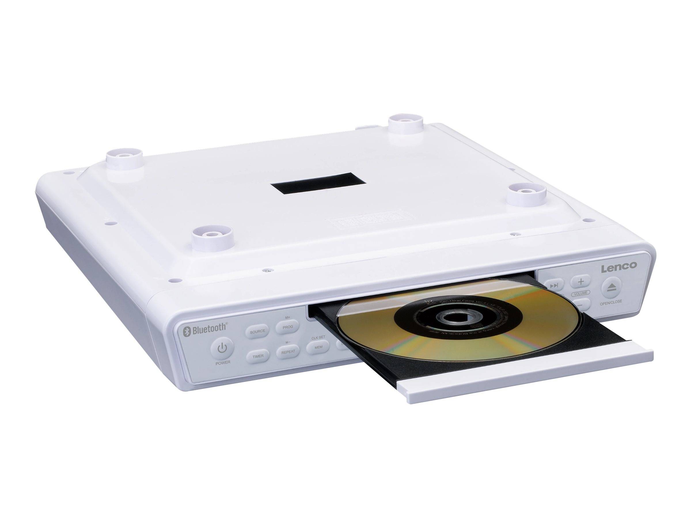 LENCO KCR-150 Küchenradio mit CD-Player, weiß