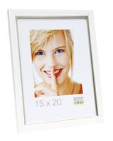 Deknudt S46AF1, Kunststoff, Silber, Weiß, Einzelbilderrahmen, 15 x 20 cm, Rechteckig, Landschaft