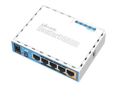 MikroTik RouterBOARD hAP - Wireless Router 4-Port-Switch
