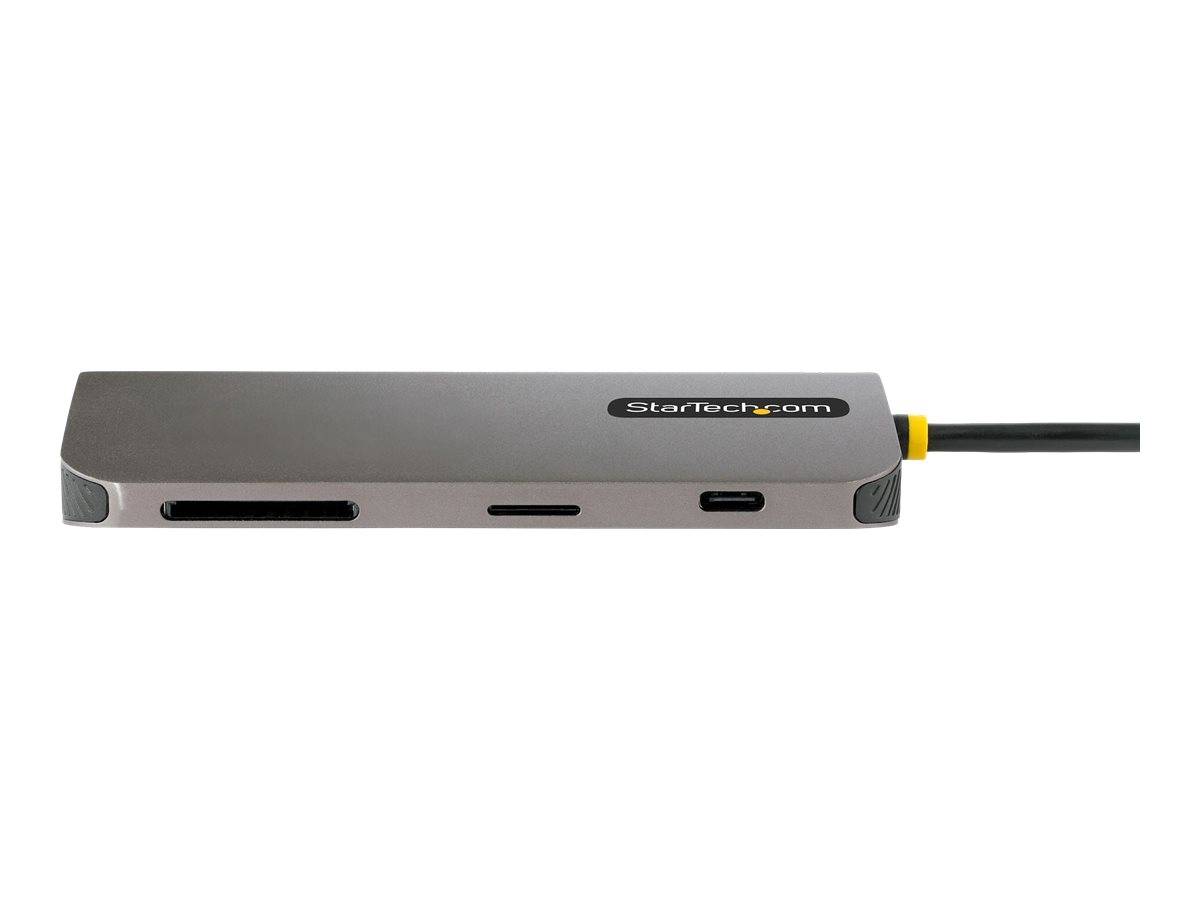 StarTech.com USB C Multiport Adapter, 4K 60Hz HDMI Anschluss, 5Gbit/s USB-A Hub, USB C auf HDMI, 100W PD, GbE, SD/MicroSD, 30cm Kabel, Reiseadapter