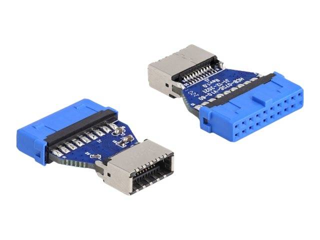 Delock USB-Adapter - 19-poliger USB 3.2 Header (W) - zu 20 pin Key A (W) - 5 V -