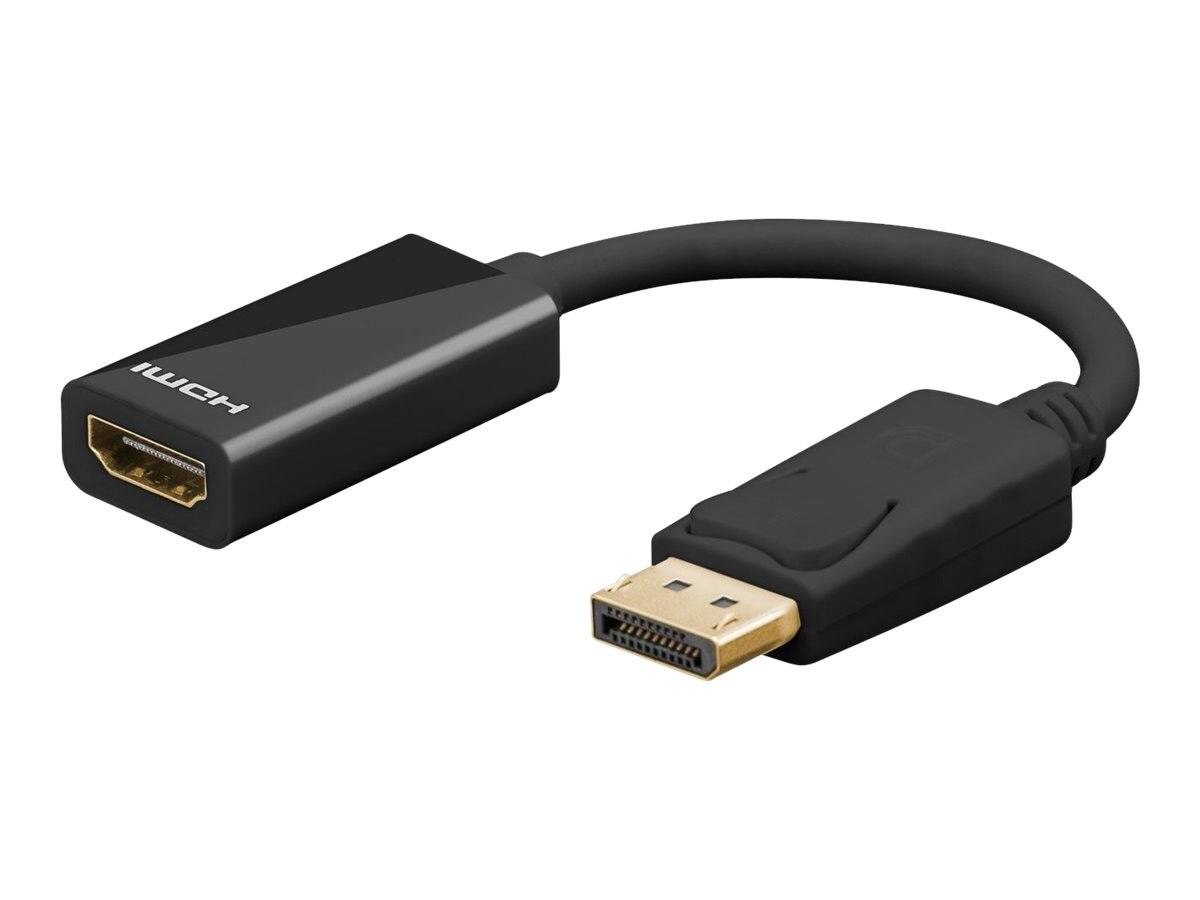 WENTRONIC - goobay - DisplayPort-Adapter - DisplayPort männlich zu HDMI weiblich