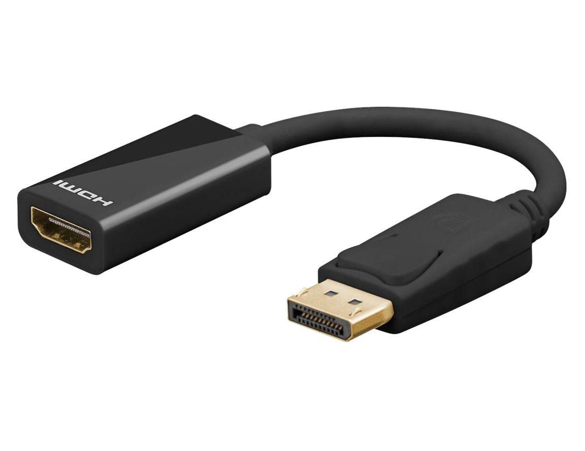 WENTRONIC - goobay - DisplayPort-Adapter - DisplayPort männlich zu HDMI weiblich