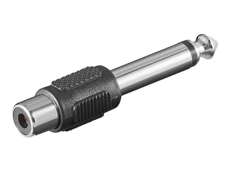 Wentronic goobay - Audio-Adapter - RCA (W) bis Mono-Stecker (M) - Audio-Adapter