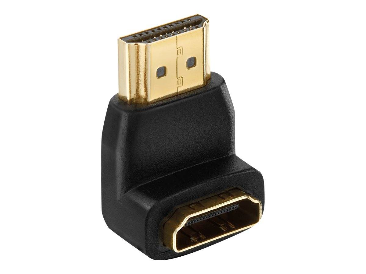 Helos BASIC - HDMI-Adapter - HDMI männlich zu HDMI weiblich gewinkelt