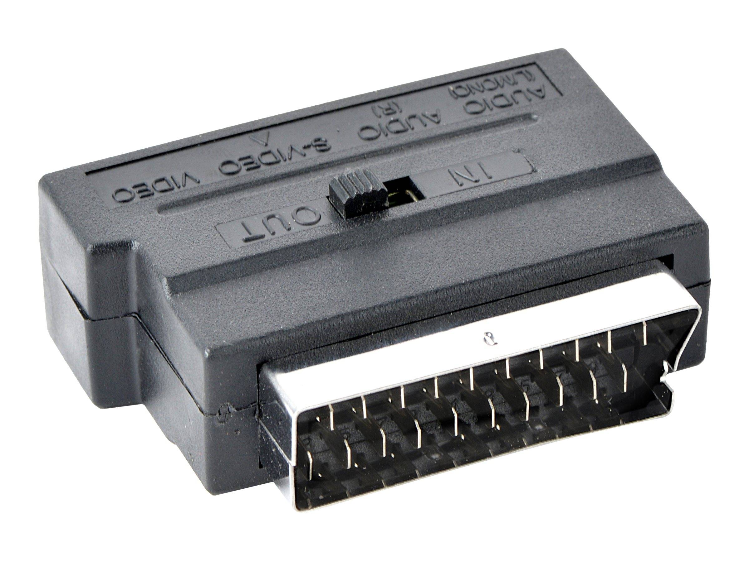 Gembird CCV-4415 - Video- / Audio-Adapter - SCART männlich zu 4-poliger mini-DIN
