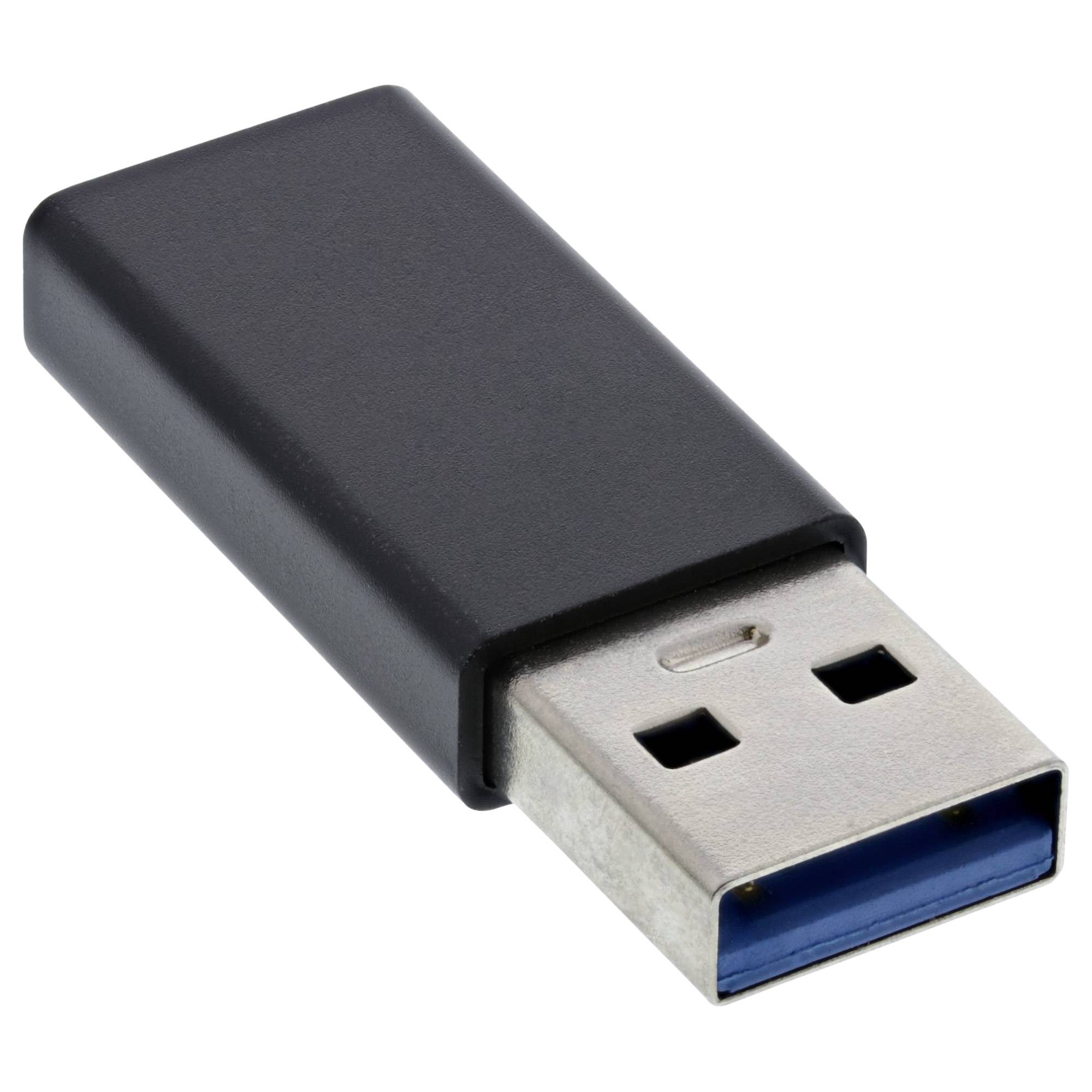 INLINE - USB 3.2 Gen.2 Adapter - USB-A Stecker auf USB-C Buchse