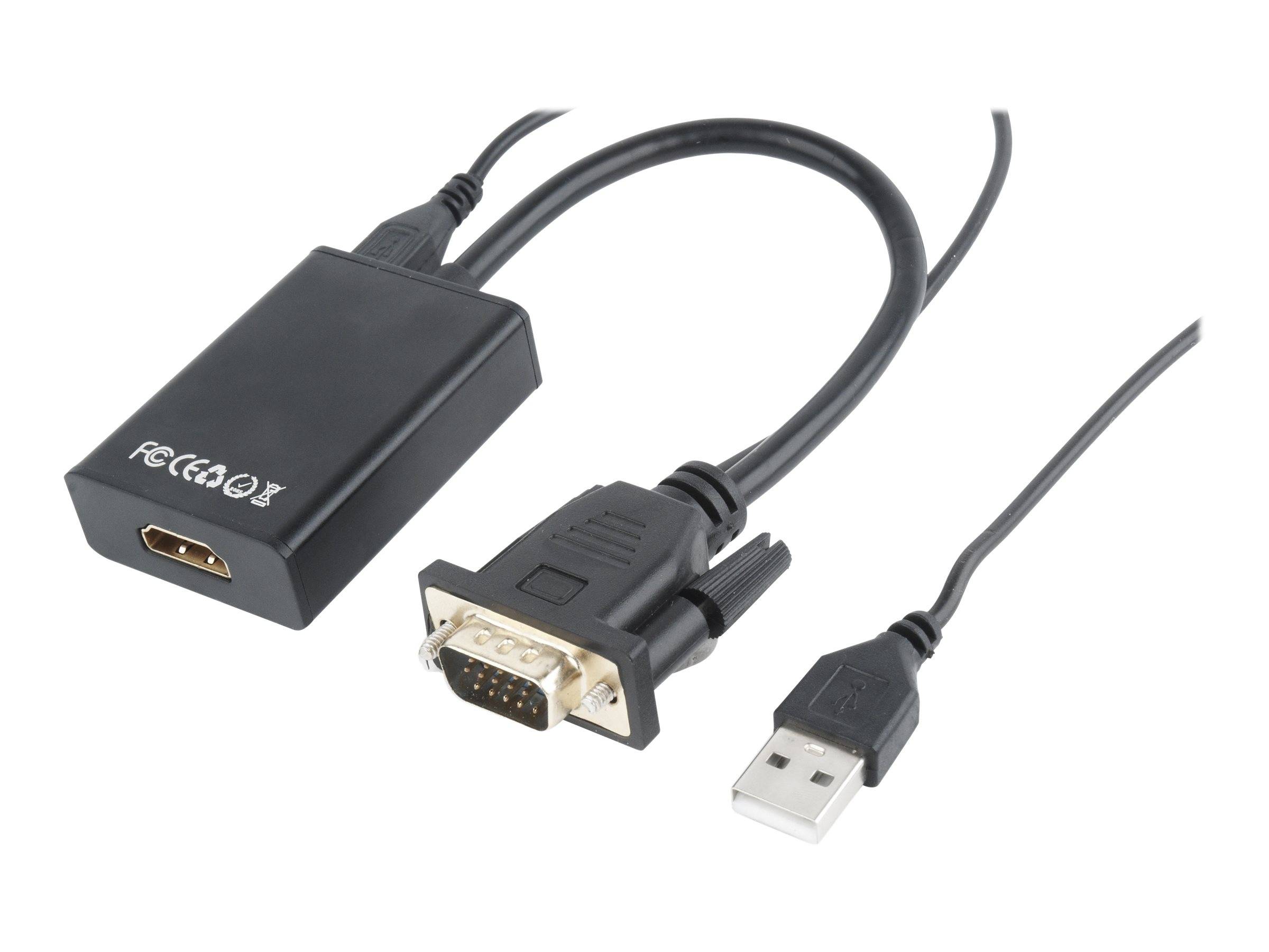 GEMBIRD - Cablexpert A-VGA-HDMI-01 - Video-/Audio-Adapter-Kit