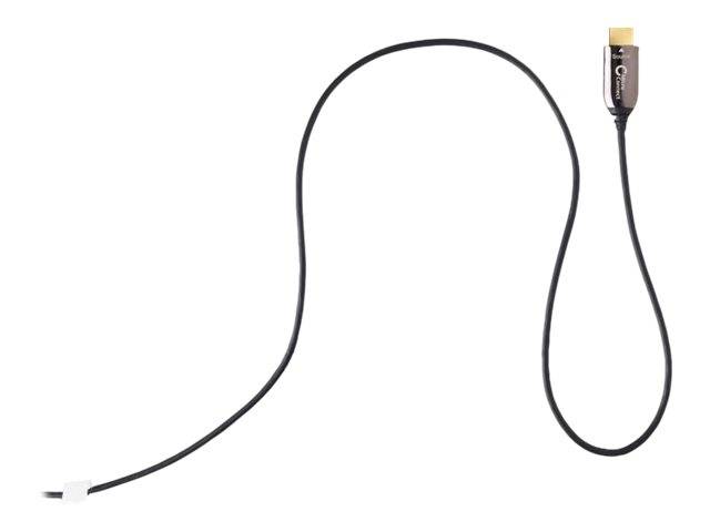 MicroConnect Premium - Kit HDMI-Kabel mit Ethernet - Hybrid Kupfer/Kohlefaser -
