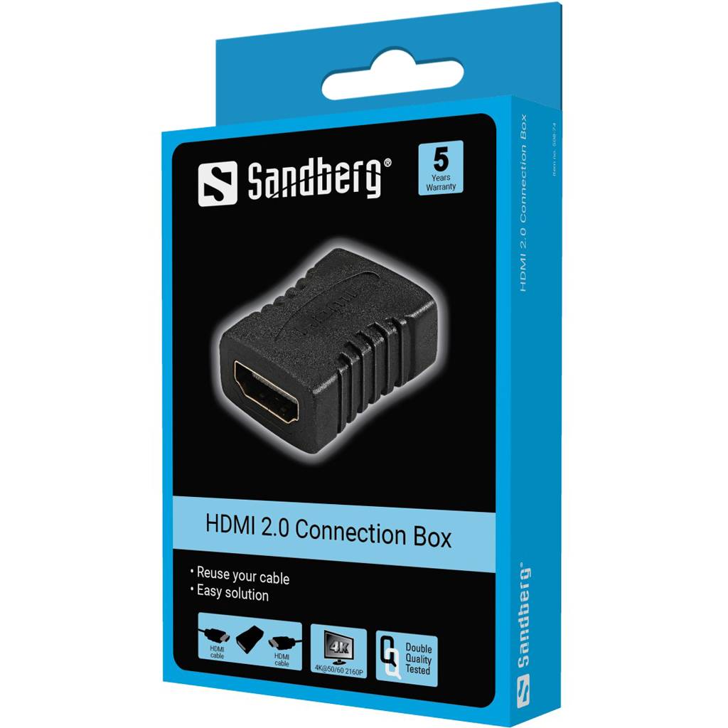 SANDBERG HDMI Kupplung - HDMI weiblich zu HDMI