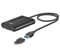 Sonnet USB3-DHDMI - USB Typ-A - 2 x HDMI - Männlich - Weiblich - Gerade - Gerade