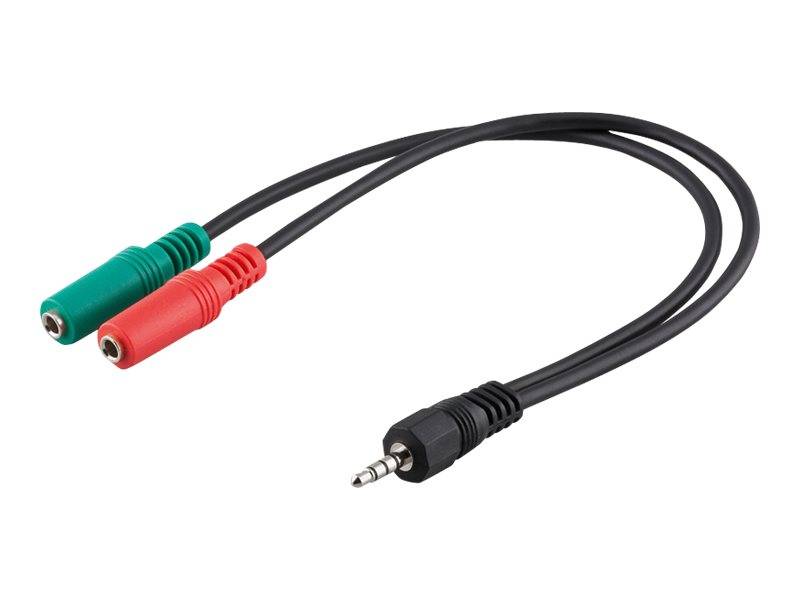 Wentronic goobay AVK 417-0030 - Headset-Kabel - Stereo Mini-Klinkenstecker (W) -