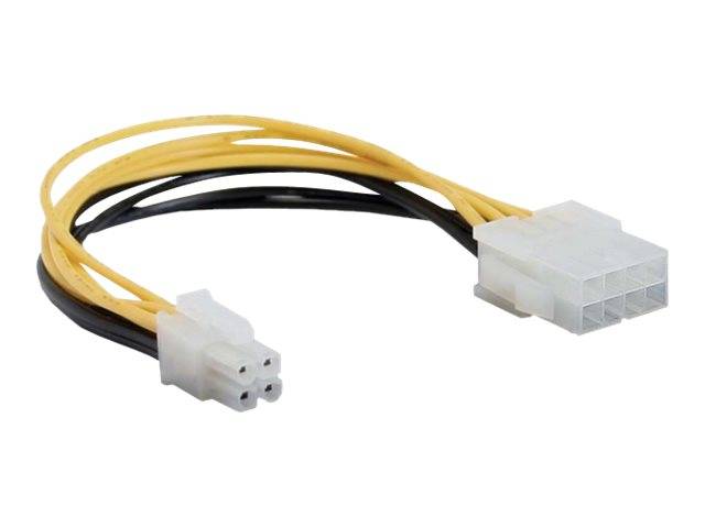 INLINE - Stromadapter intern - 8pol ATX2.0 Netzteil (EPS) zu 4pol ATX1.3 Mainboard