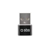 SBS TEADAPTUSBTC, USB Type-A, USB Typ-C, Schwarz