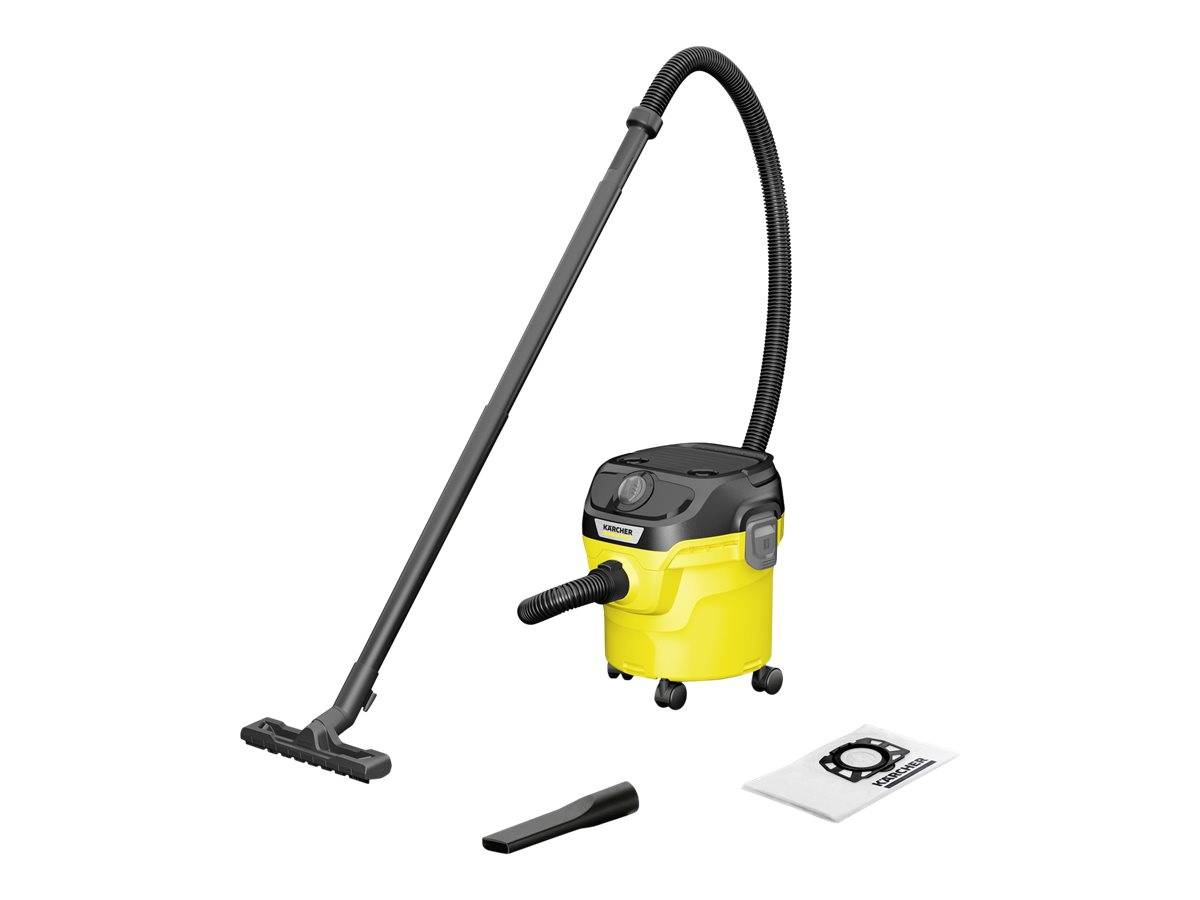 Kärcher KWD 1 W V-12/2/18 - Staubsauger - Kanister - Beutel - Schwarz/Gelb