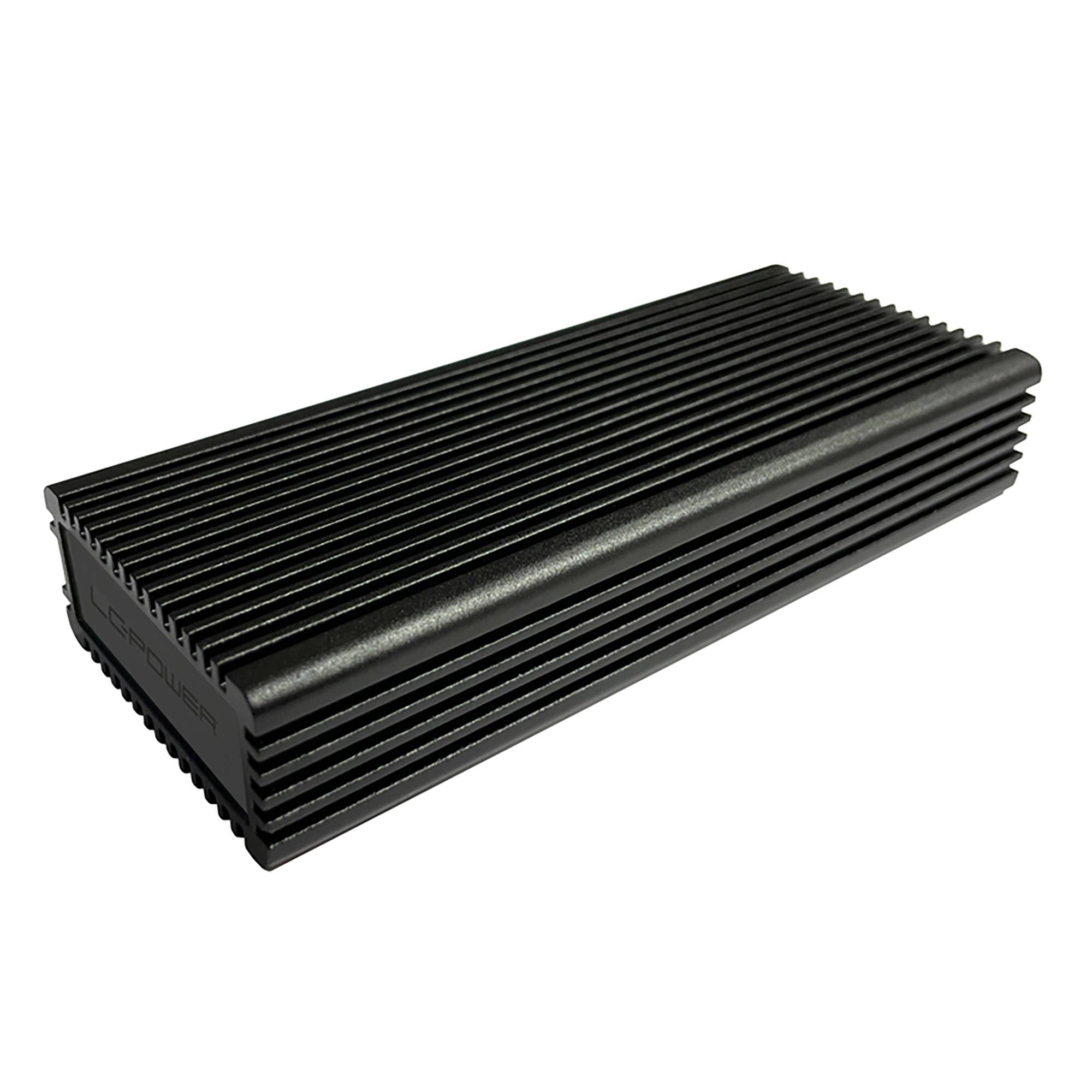 LC-POWER - LC Power LC-M2-C-MULTI-RGB - Speichergehäuse - M.2 - M.2 NVMe Card / SATA 10Gb/s - USB 3.2 (Gen 2)