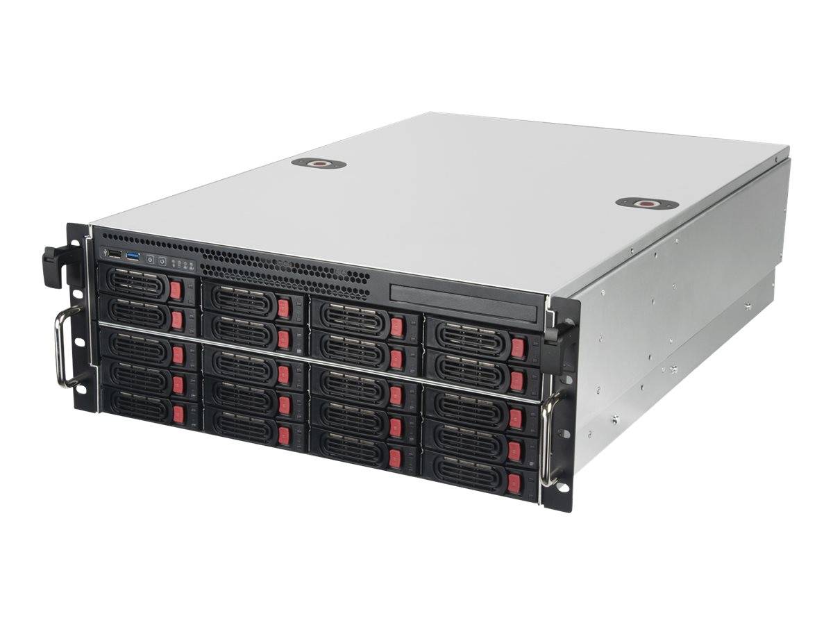 SilverStone RM43-320-RS - Rack-Montage - 4U - E-ATX / SSI EEB - SATA/SAS - Hot-Swap (ATX / PS/2)
