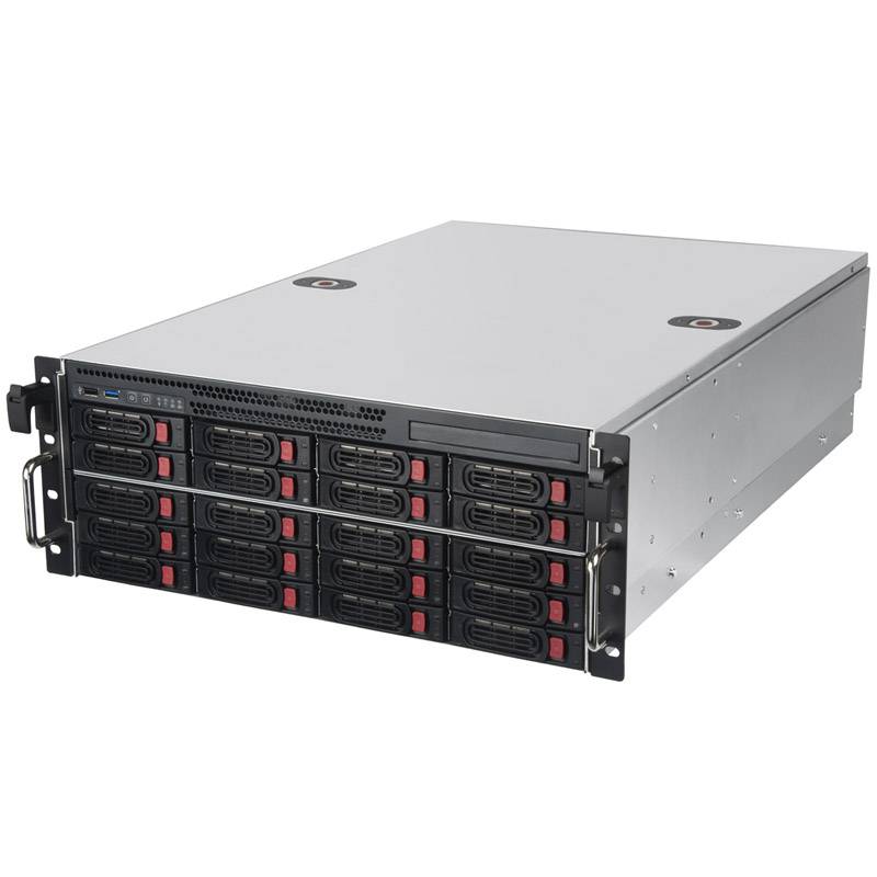 SST-RM43-320-RS Rack schwarzPC-Gehäuse