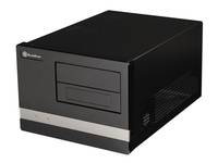 SilverStone SG02-F - Small Form Factor (SFF) - PC - Schwarz - micro ATX - Acryl
