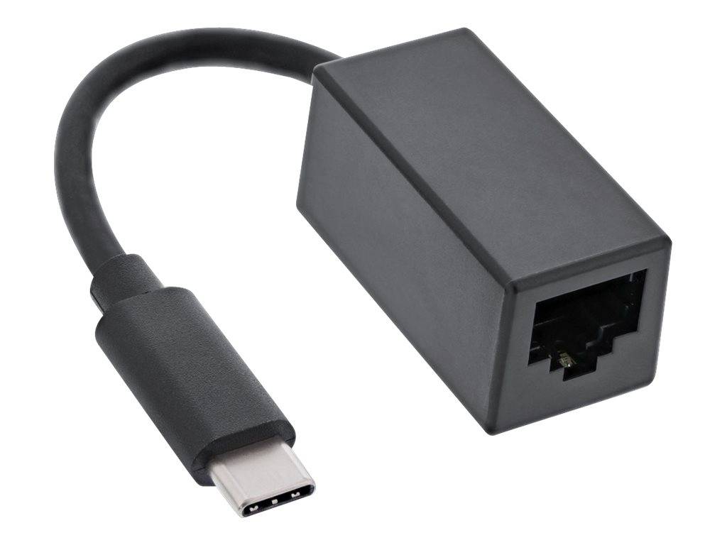 INLINE - USB 3.2 Netzwerkadapter Kabel - Gigabit Netzwerk - USB-C