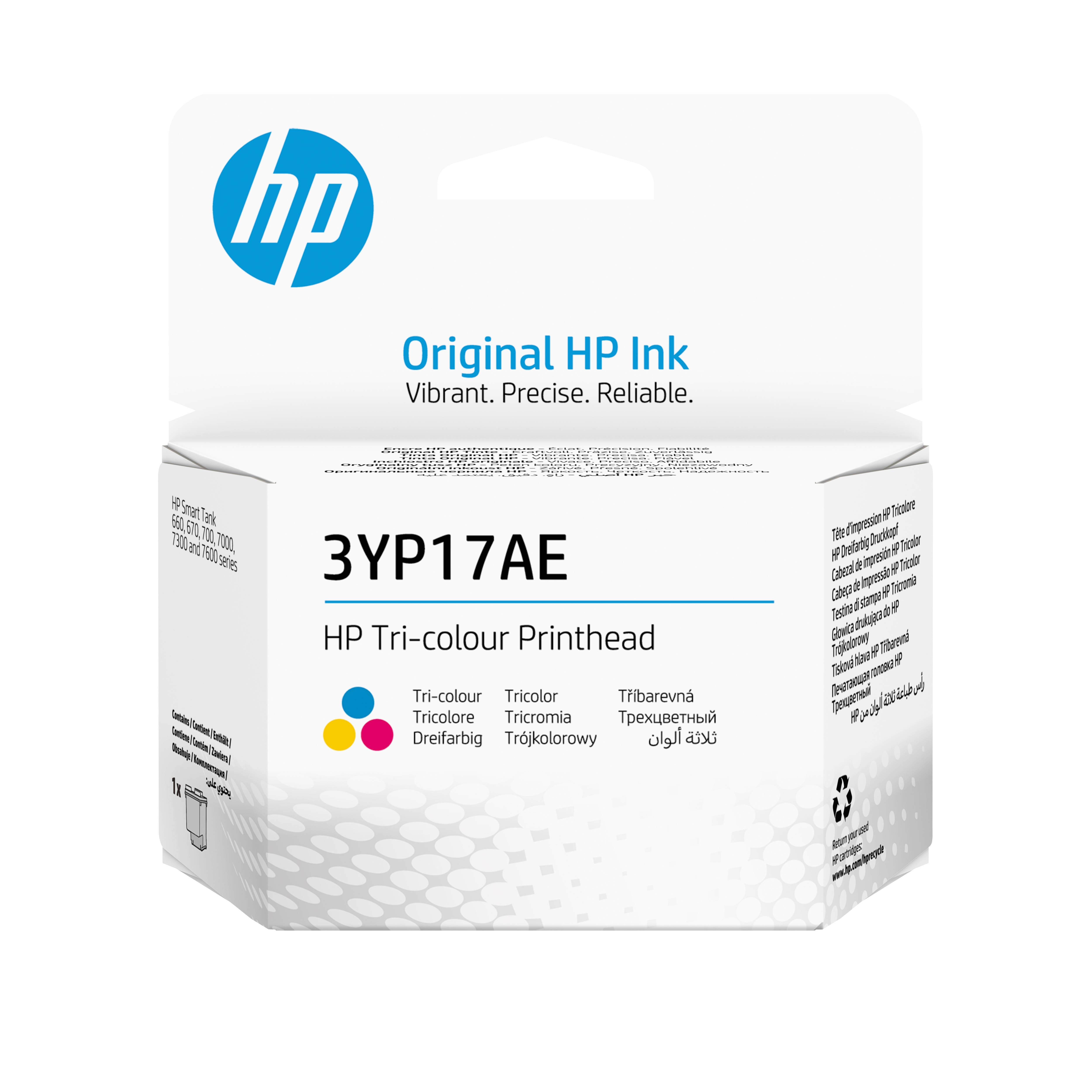 HP Dreifarbig - Druckkopf - für Smart Tank 670