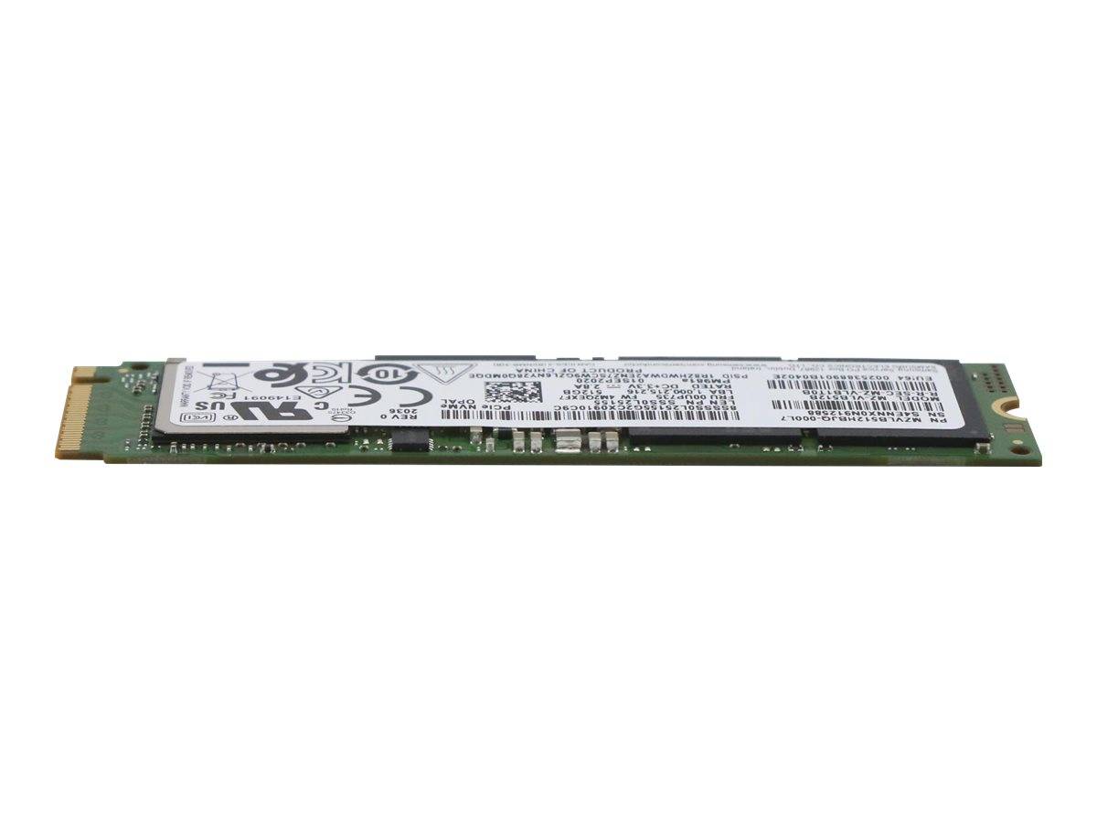 Ein schlankes M.2-Solid-State-Drive-Modul auf weißem Hintergrund gezeigt, mit einer grünen Leiterplatte und weißem Produktetikett.