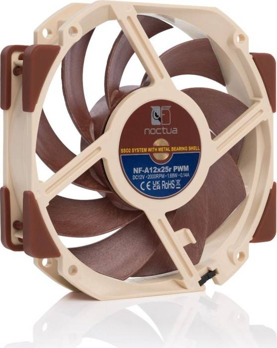 Noctua NF-A12x25r PWM - Gehäuselüfter - 120 mm