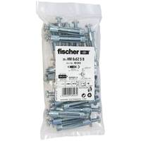 fischer Hohlraum-Metalld?bel HM 6x52 S B 20 - silber - 20 St?ck - mit Schraube B