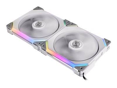 Lian Li UNI FAN SL140 - Gehäuselüfter - 140 mm - weiß (Packung mit 2)