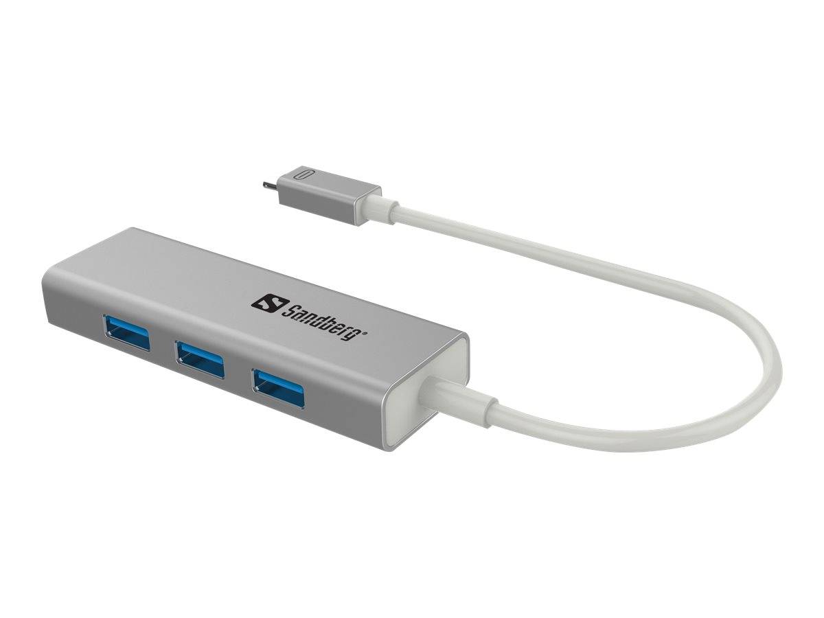 SANDBERG USB-C to 3 x USB 3.0 Converter - USB-Adapter