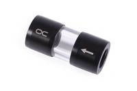 Alphacool Eiszapfen Acryl/Acetal Inline Filter G1/4 IG - Schwarz