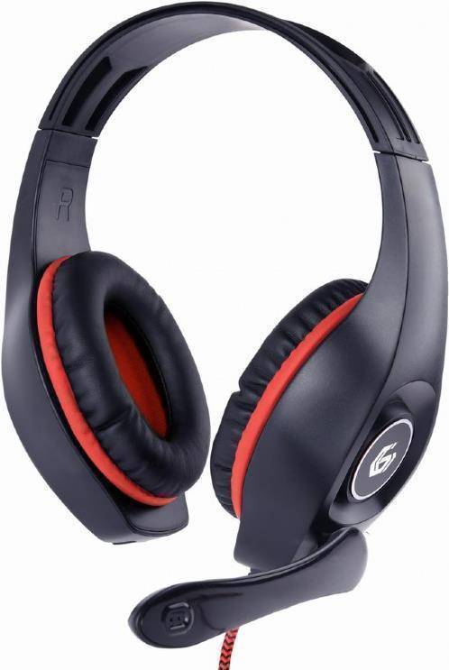 Gembird GHS-05-R Kopfhörer & Headset Kopfband 3,5-mm-Anschluss Schwarz