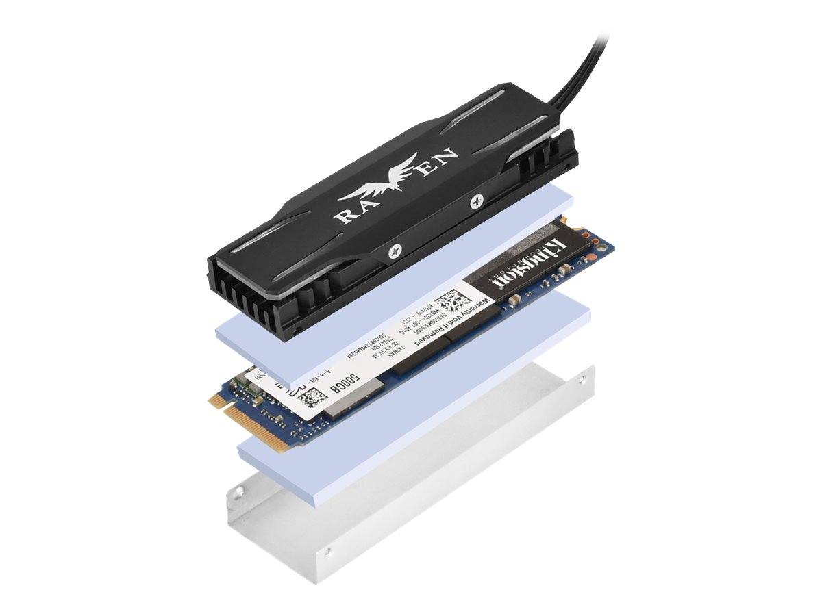 SilverStone TP03-ARGB - Solid State Drive Kühlkörper