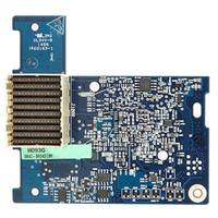Nahaufnahme einer blauen elektronischen Leiterplatte mit Kantenverbinderstiften und dicht bestückten oberflächenmonttierten Komponenten.